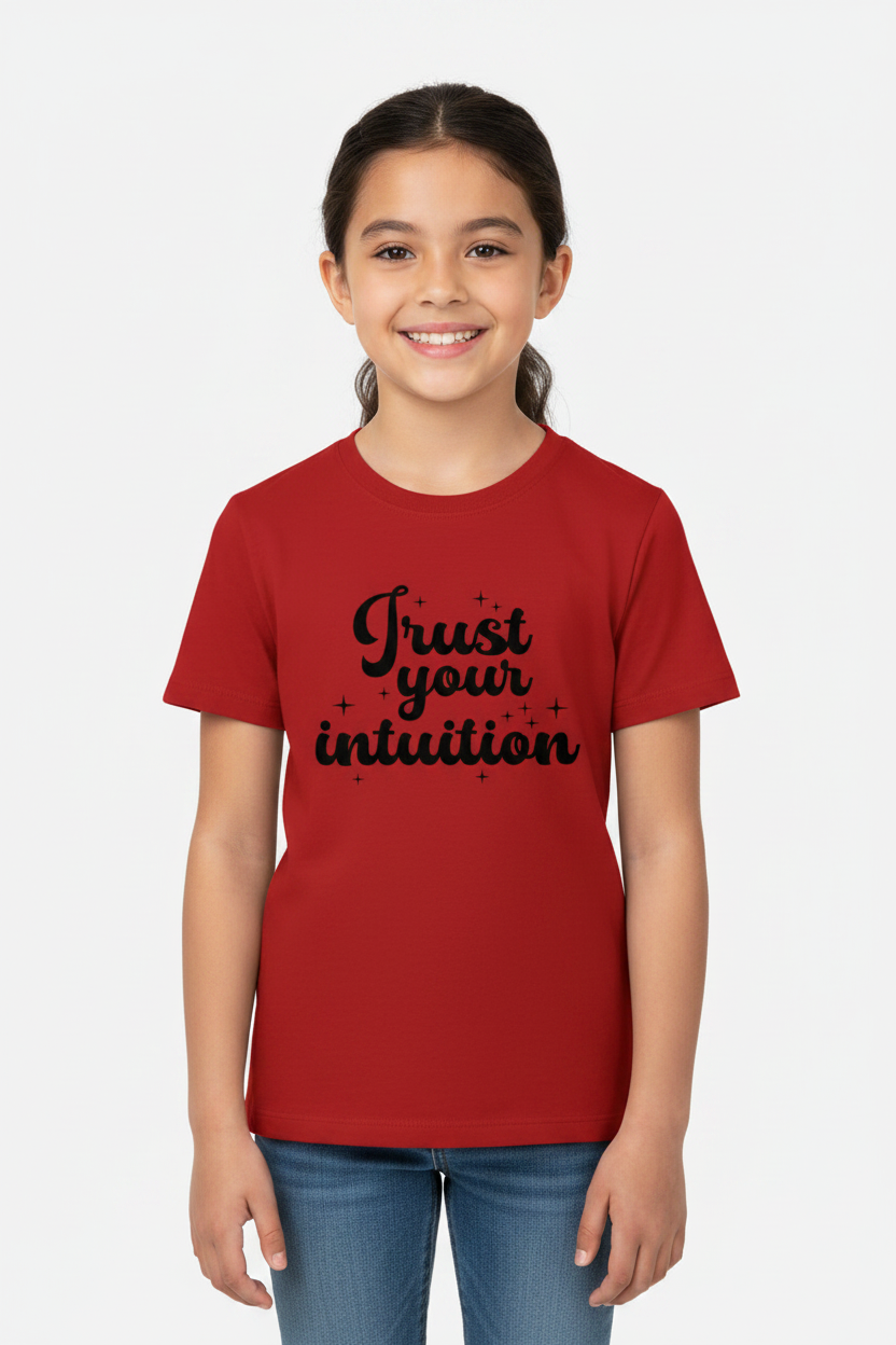 Trust Your Intuition Kids Cotton T-Shirt