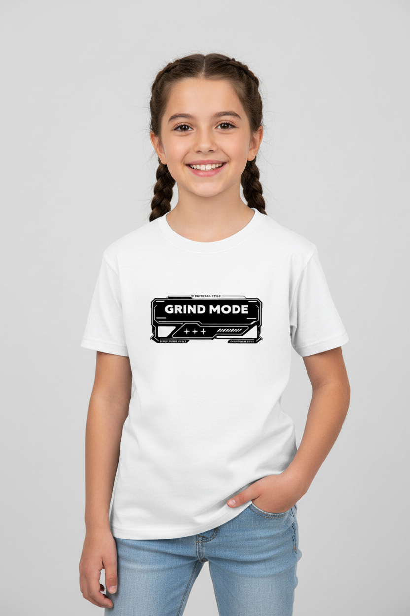 Grind Mode Kids Graphic T-Shirt – Red