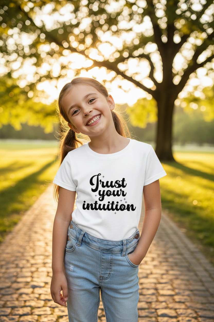 Trust Your Intuition Kids Cotton T-Shirt