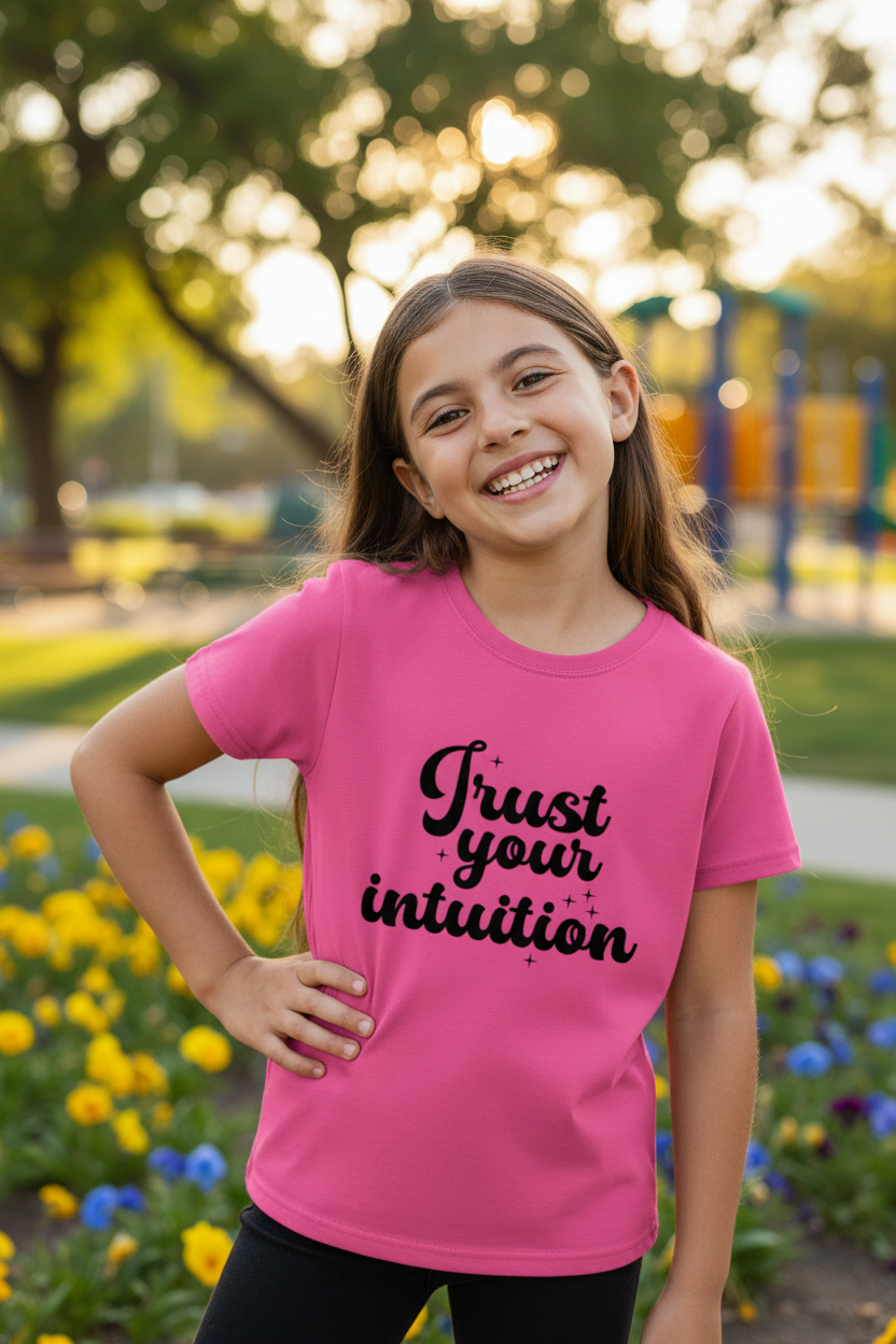 Trust Your Intuition Kids Cotton T-Shirt