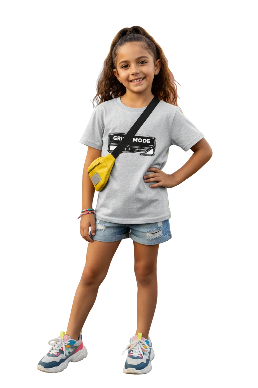 Grind Mode Kids Graphic T-Shirt – Red