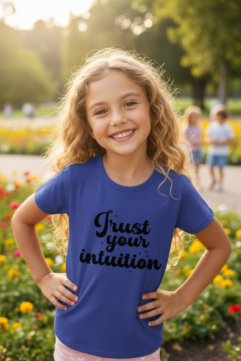 Trust Your Intuition Kids Cotton T-Shirt